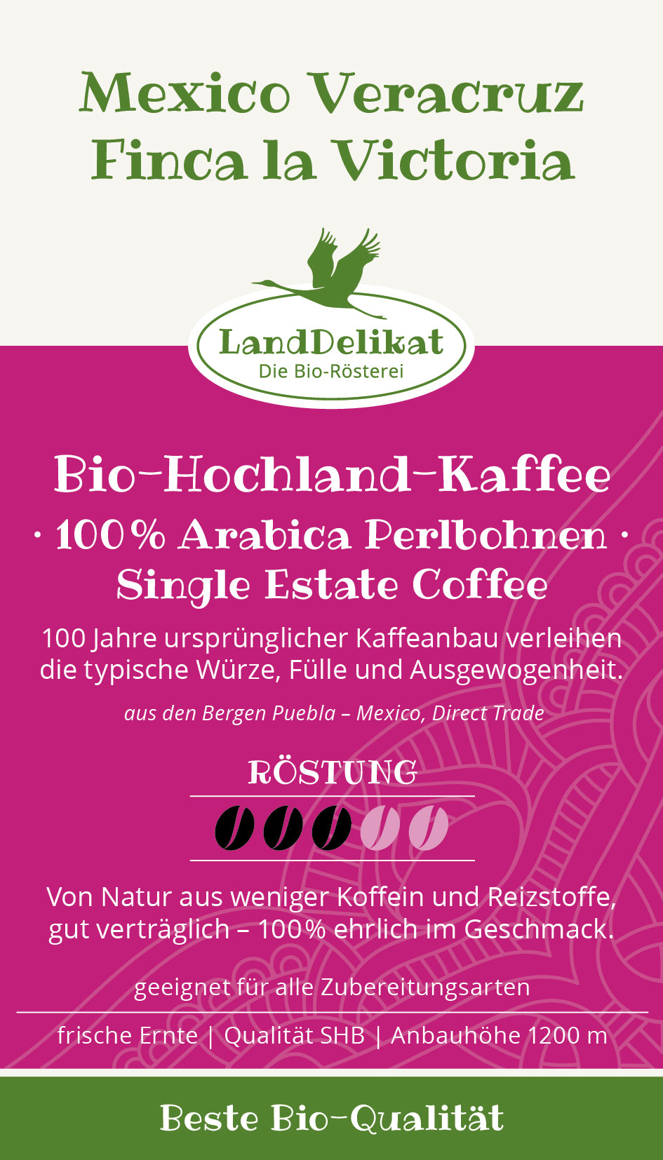 Mexico pearl bean 100% Arabica