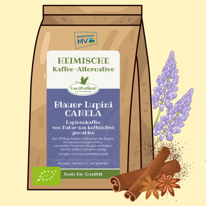 lupine coffee with CINNAMON