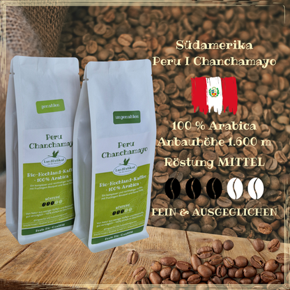 Bio-Hochlandkaffee I Peru 100 % Arabica I gemahlen