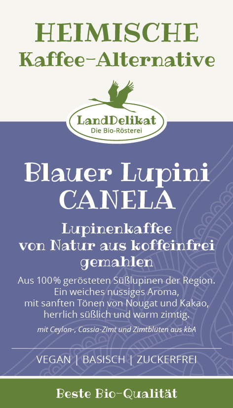 lupine coffee with CINNAMON
